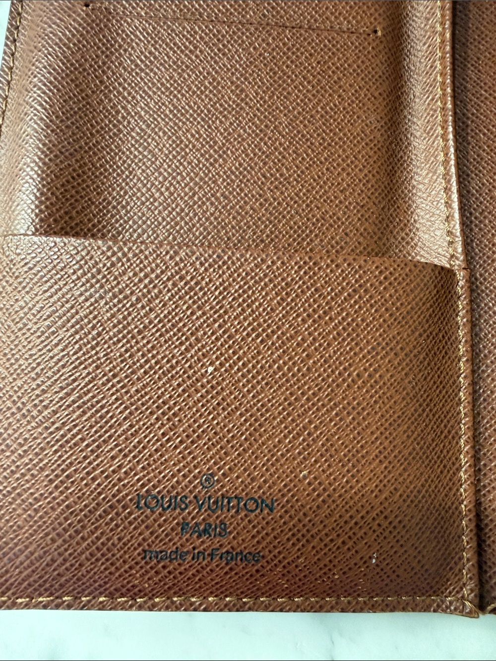 Louis Vuitton Monogram Flap Wallet in Brown with Gold Hardware - Picture 6 of 10